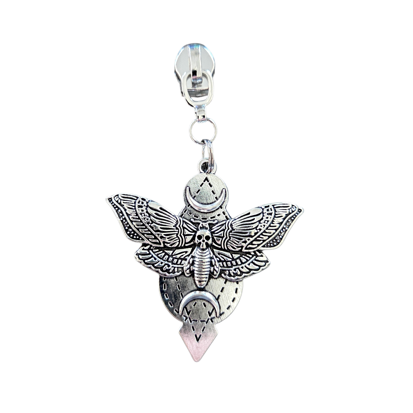 Mystical Moth Zipper Pull