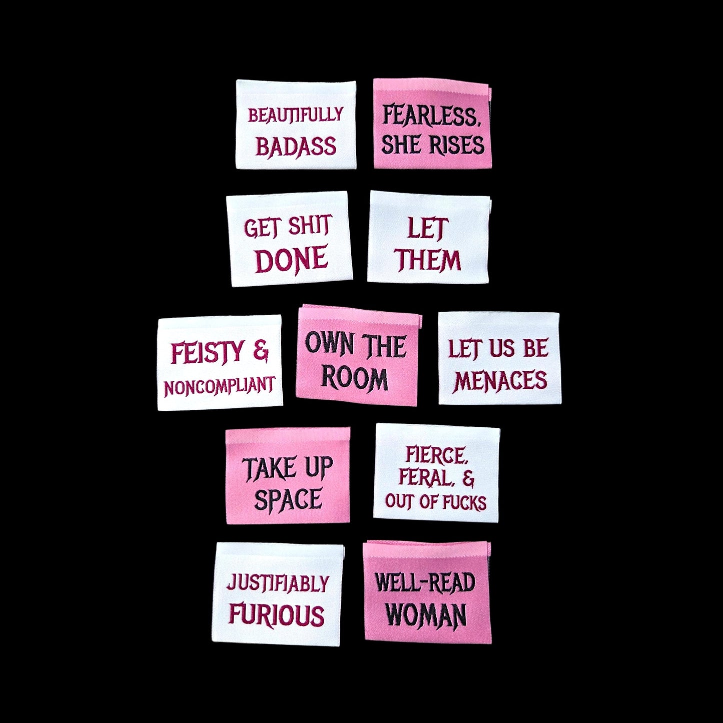 Feral Fearless Feminist Sew In Labels