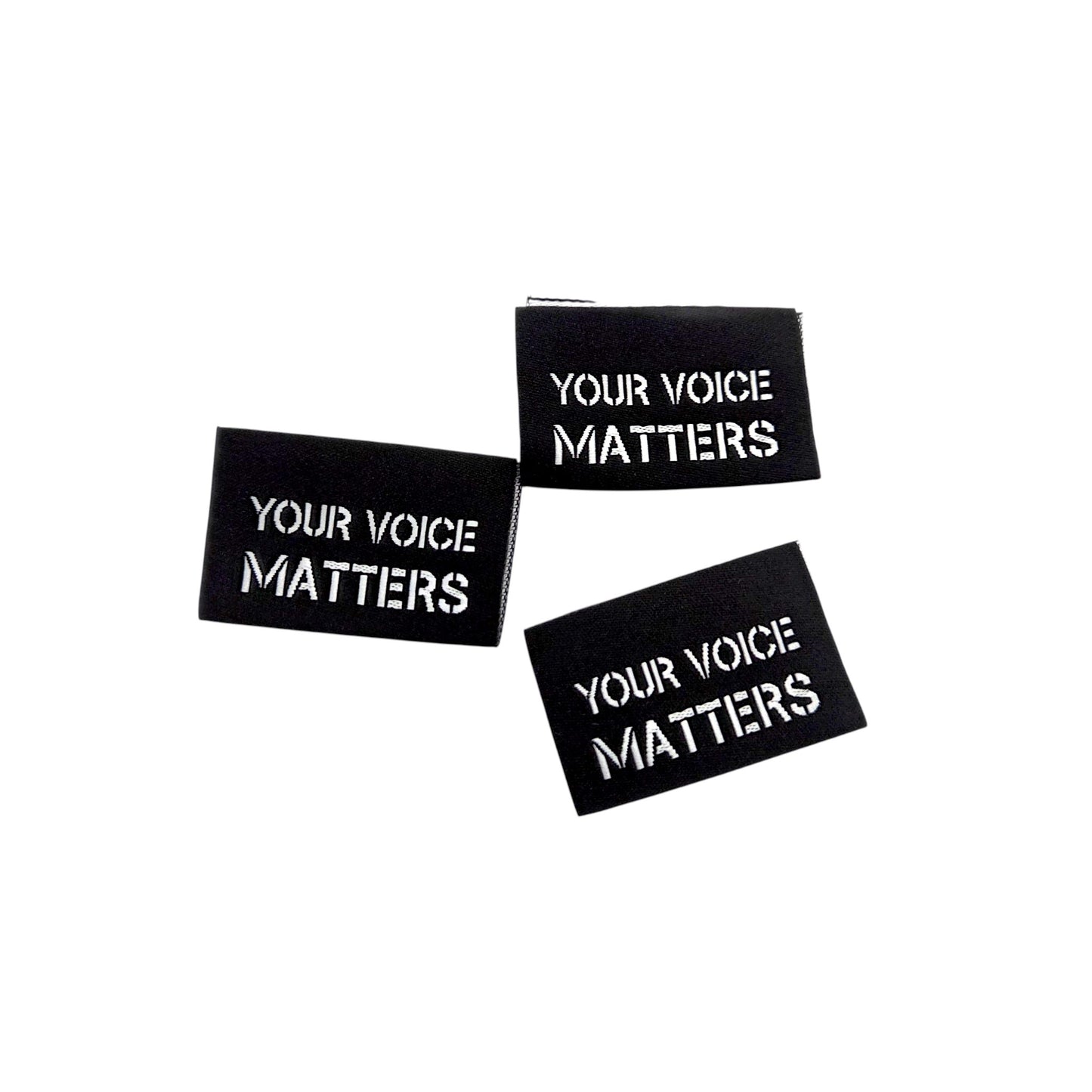 Your Voice Matters Sew In Labels