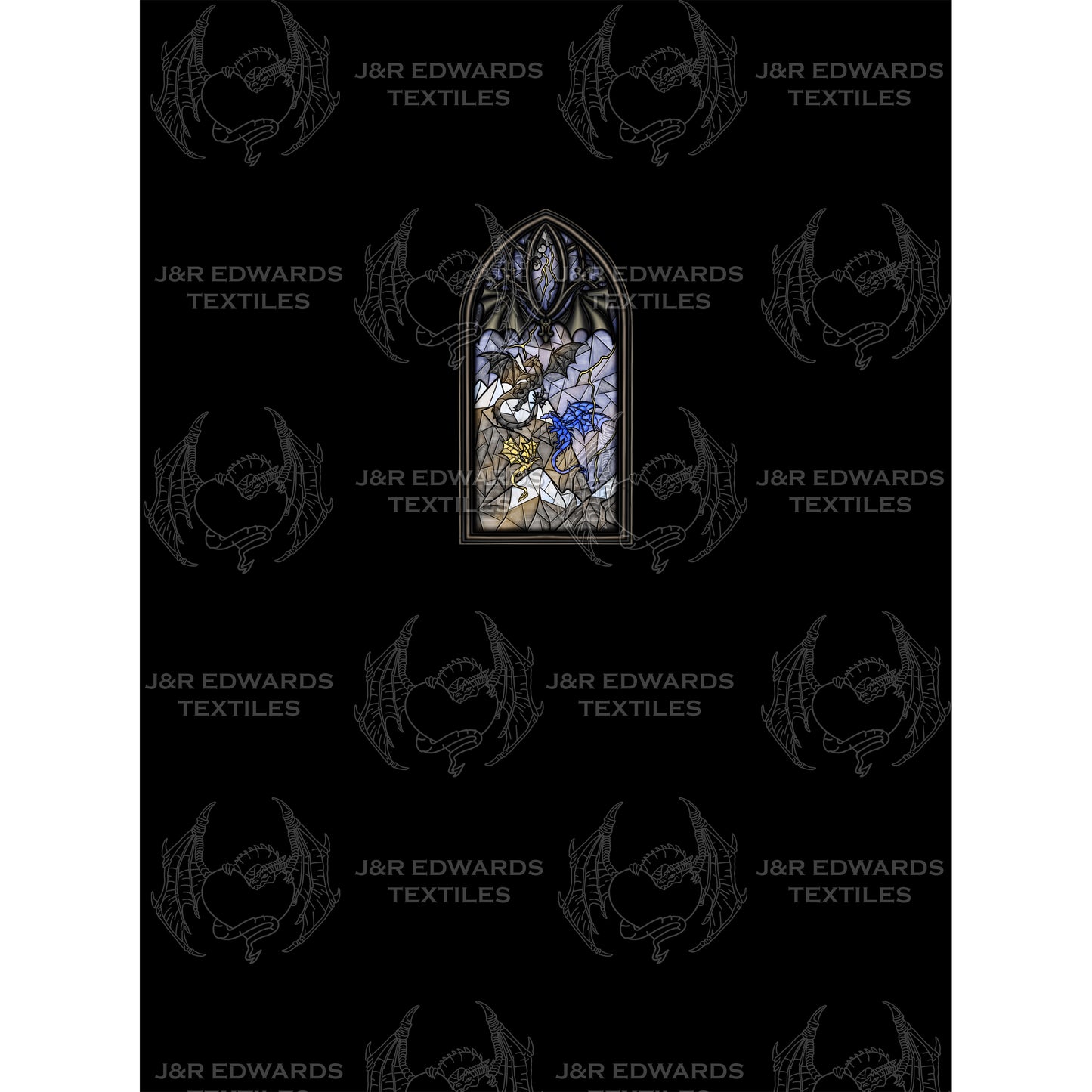 Half Yard Panel Shadow Glass