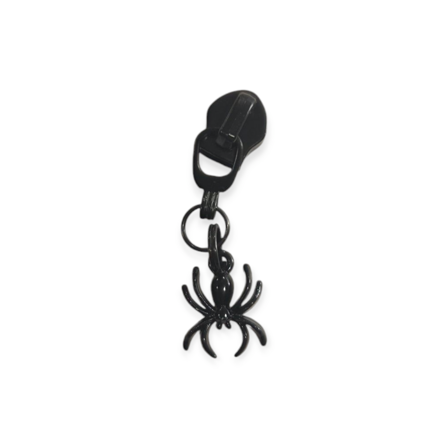 Black Widow Zipper Pull