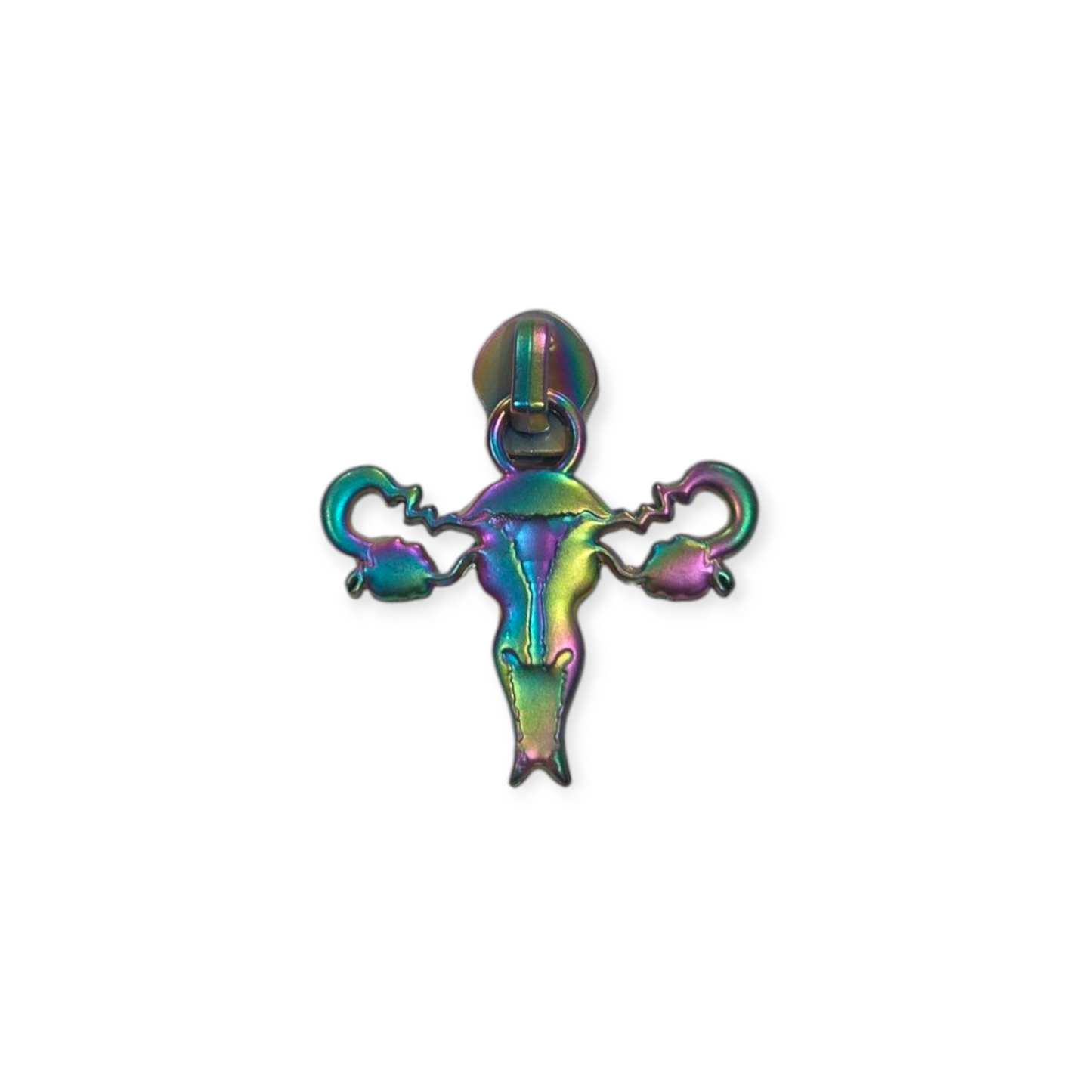 Uterus Zipper Pull