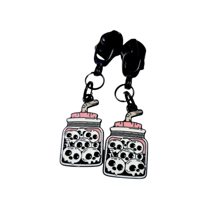 Pink Goth Zipper Pull