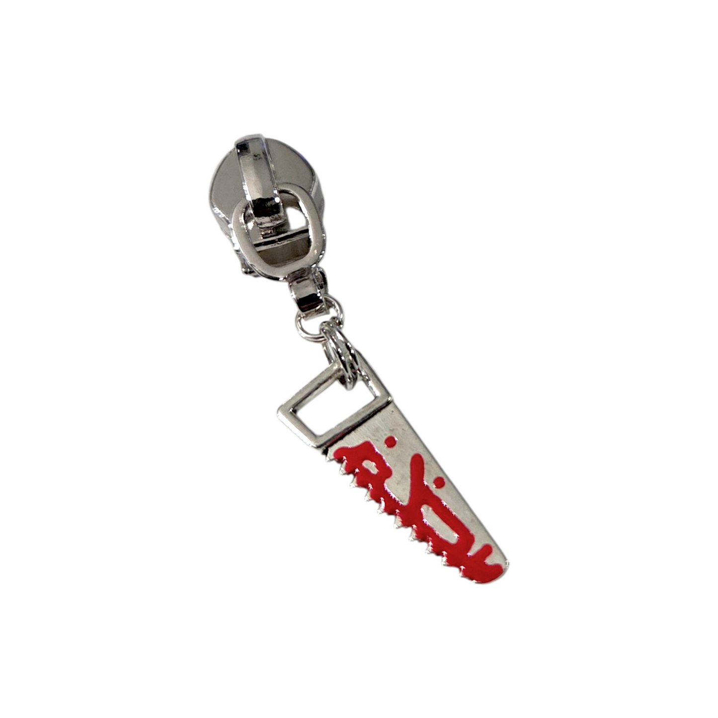 Bloody Horror Movie Zipper Pull