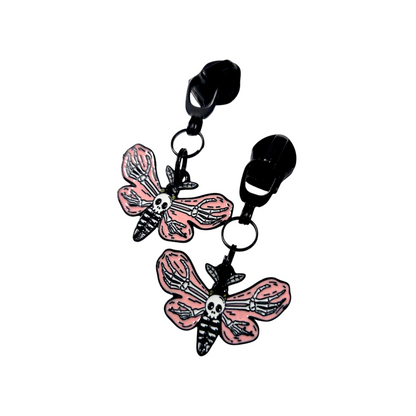 Pink Goth Zipper Pull