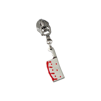 Bloody Horror Movie Zipper Pull