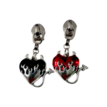 Dark Love Zipper Pull