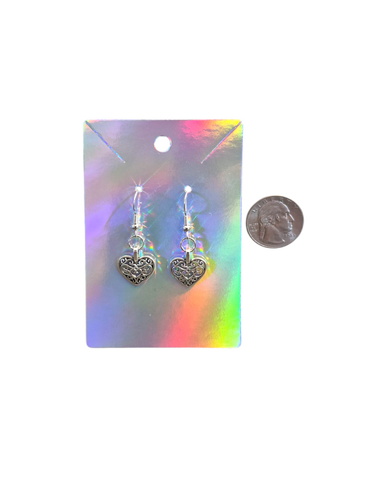 Earrings Adorned Heart