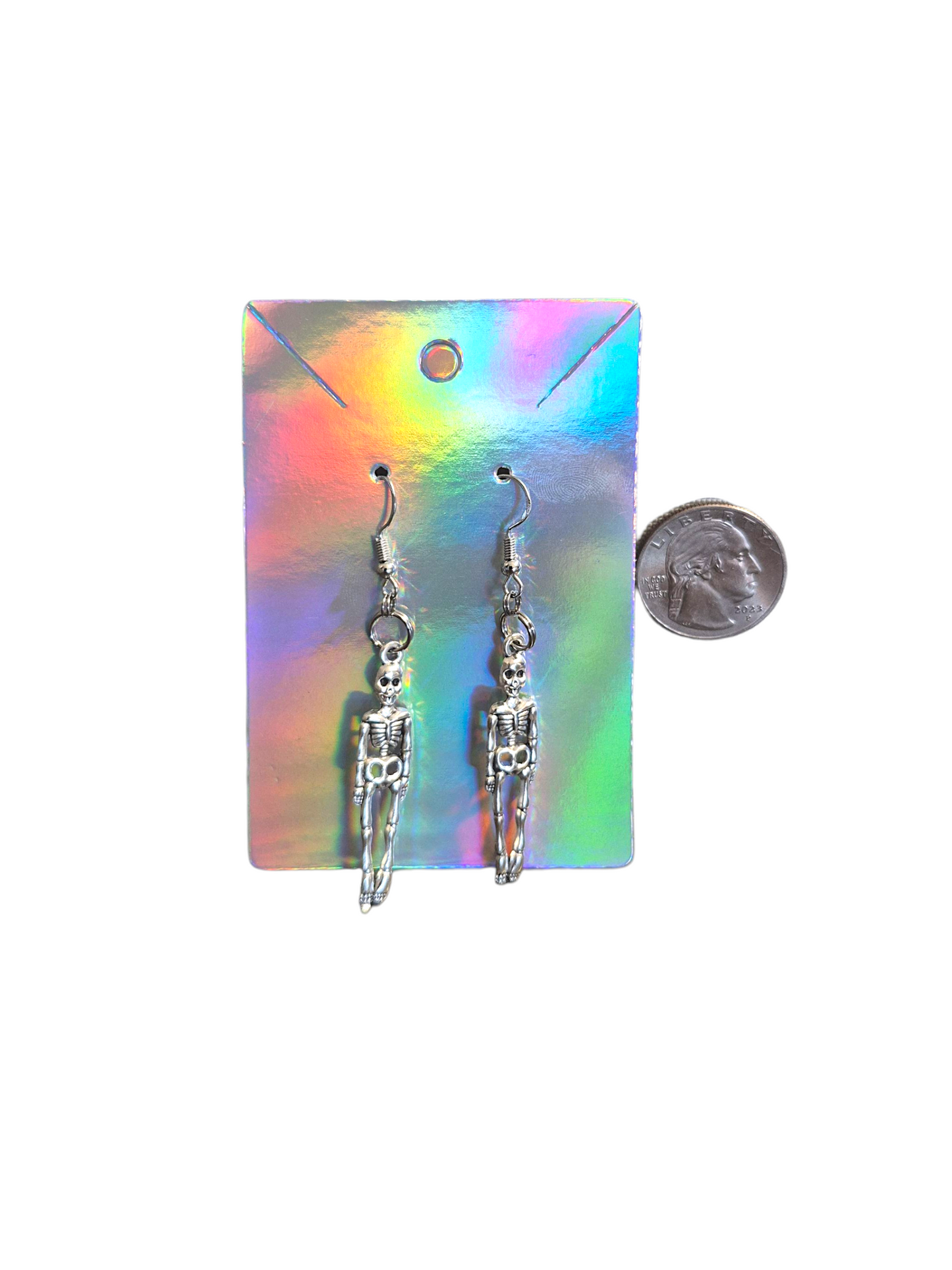 Earrings Silver Skelly