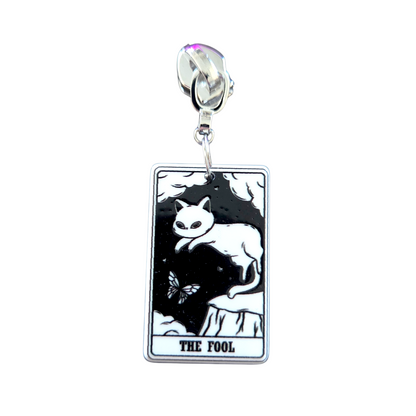 Kitty Tarot Zipper Pull