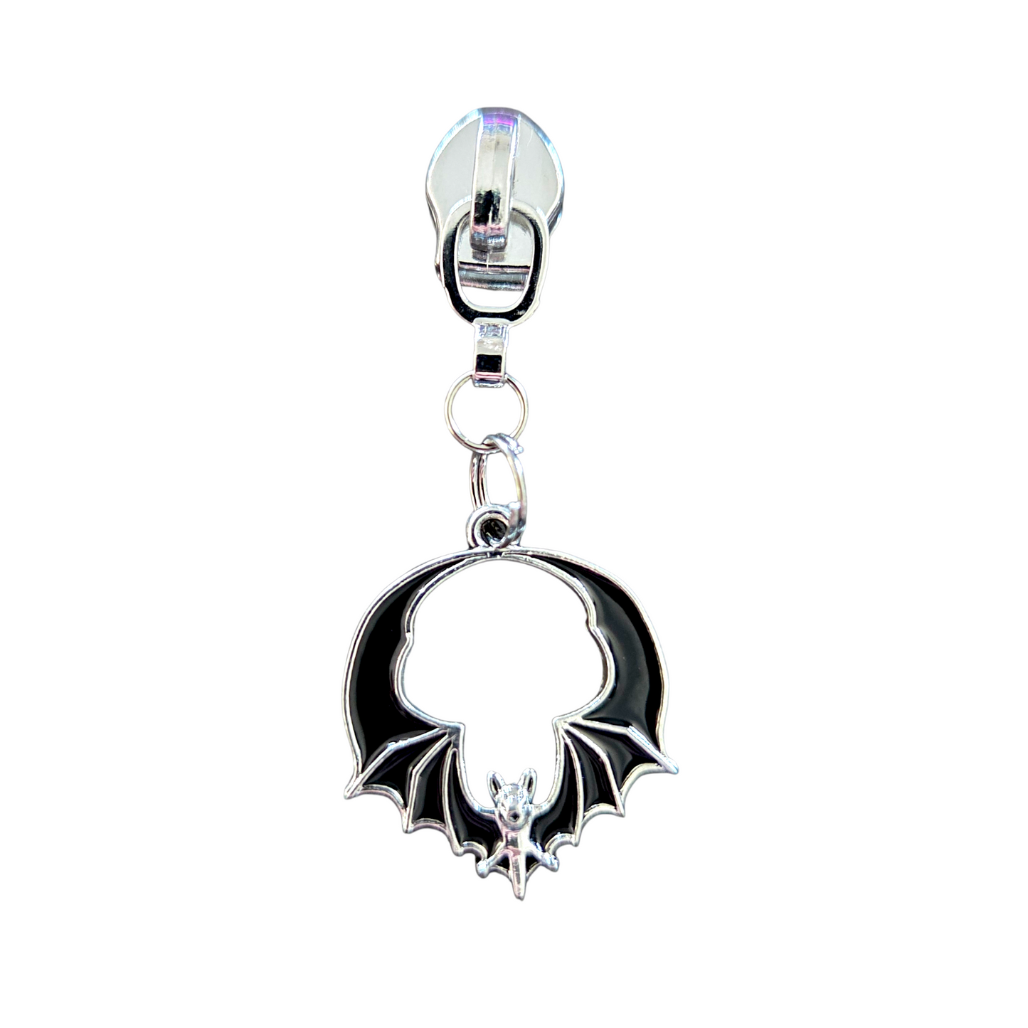 Well Rounded Bat Zipper Pull