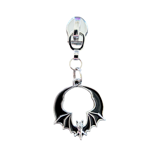Well Rounded Bat Zipper Pull