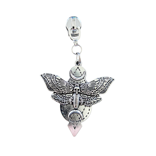Mystical Moth Zipper Pull