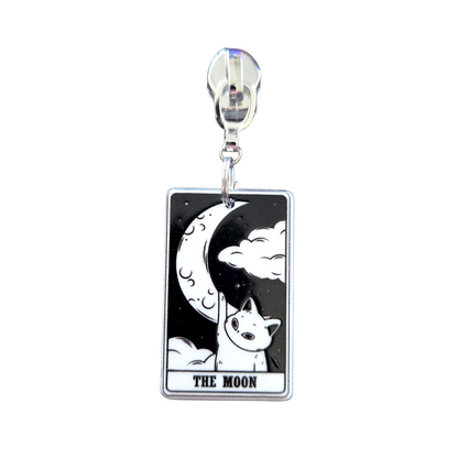 Kitty Tarot Zipper Pull