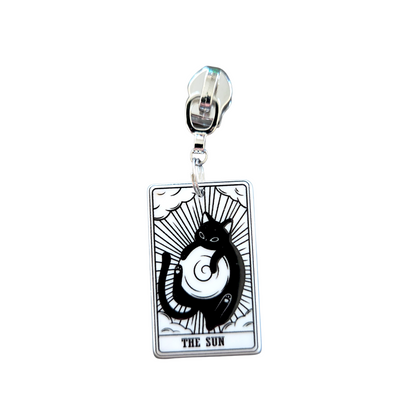 Kitty Tarot Zipper Pull