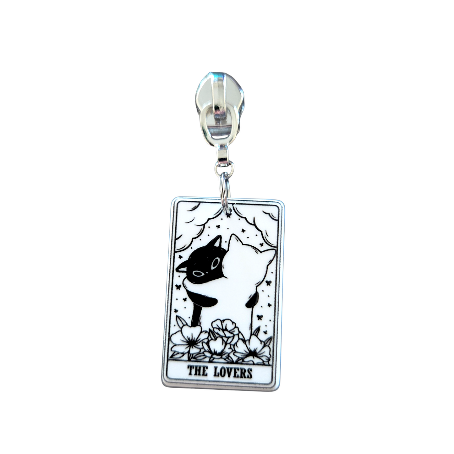 Kitty Tarot Zipper Pull