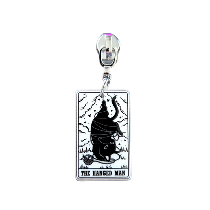 Kitty Tarot Zipper Pull