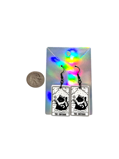 Earrings Kitty Tarot