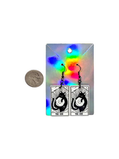Earrings Kitty Tarot