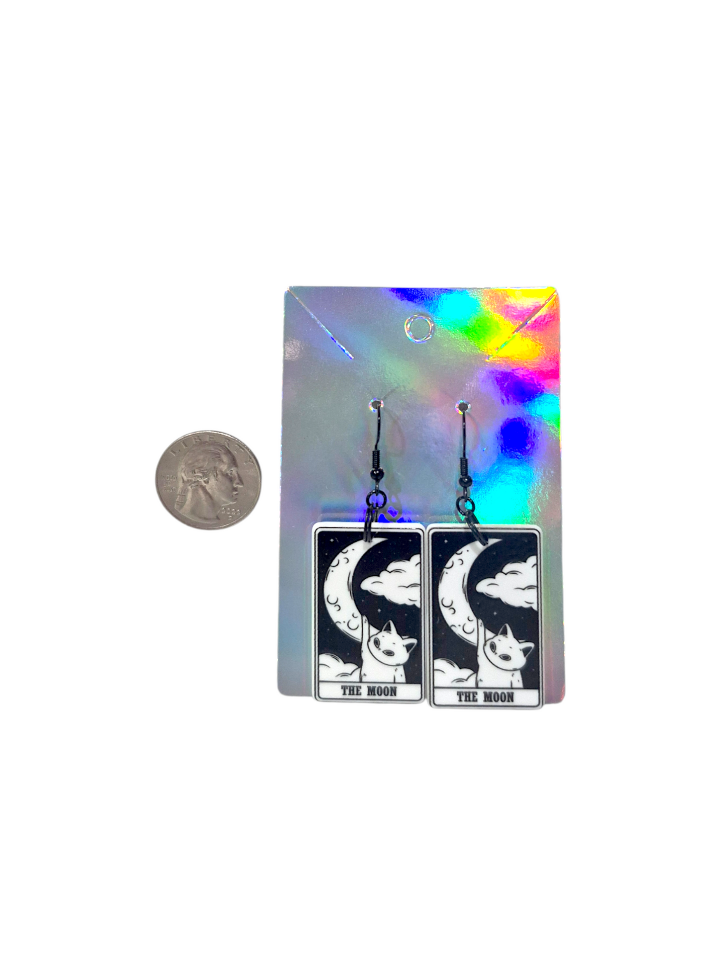 Earrings Kitty Tarot