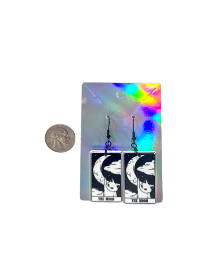 Earrings Kitty Tarot