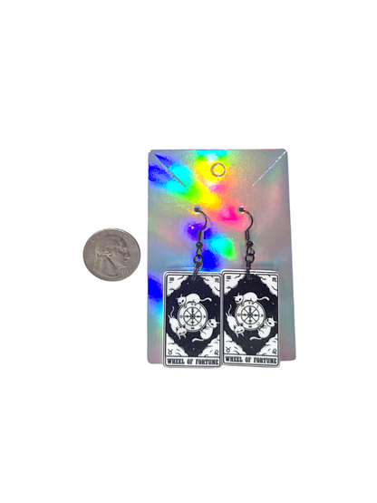 Earrings Kitty Tarot