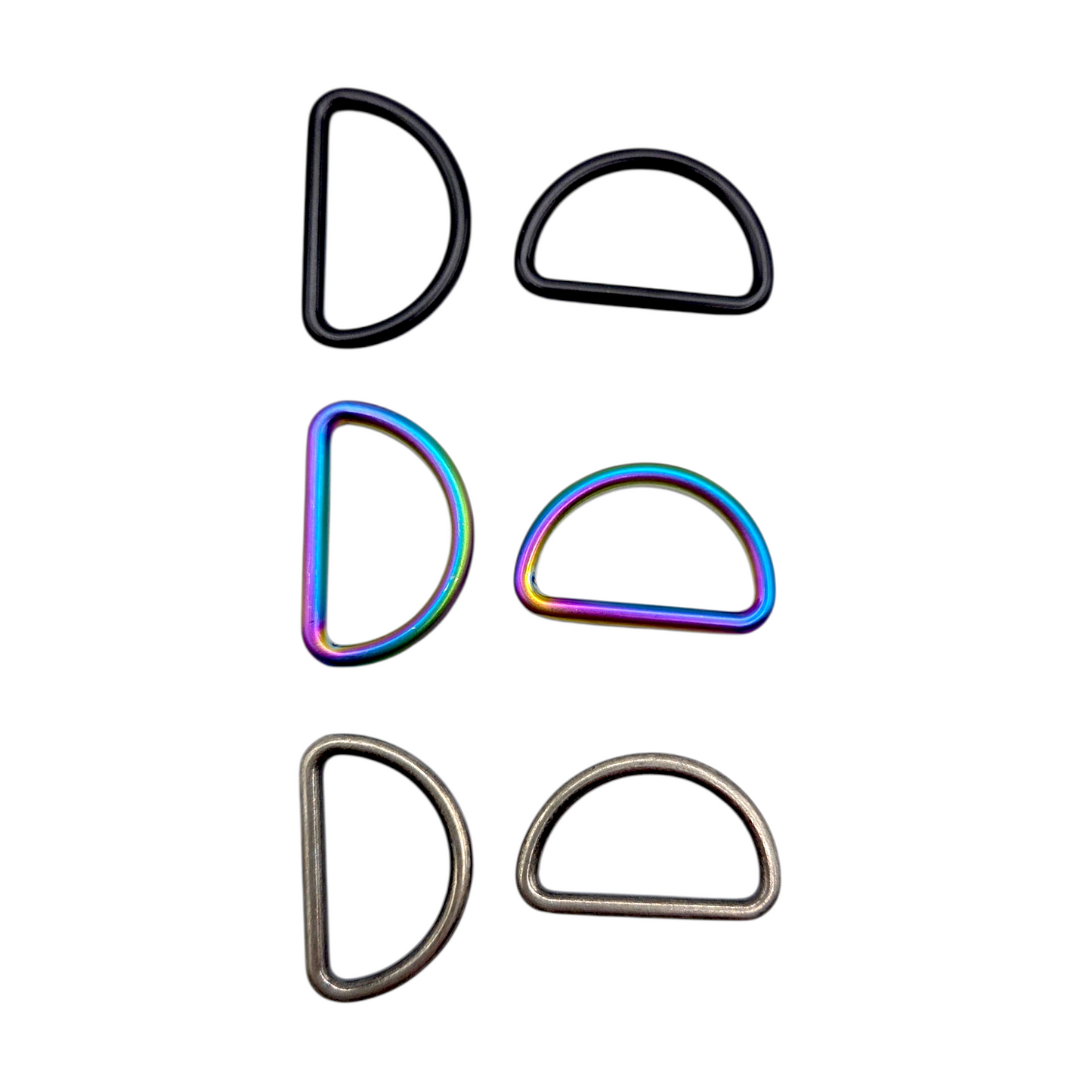 1" D-Rings - Set of 2