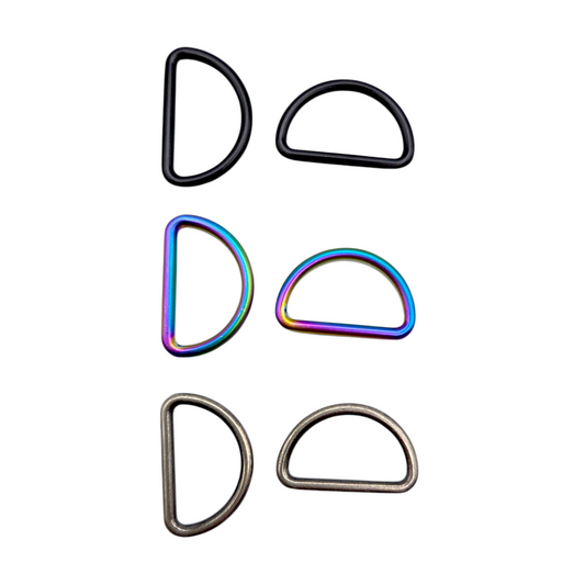 1" D-Rings - Set of 2
