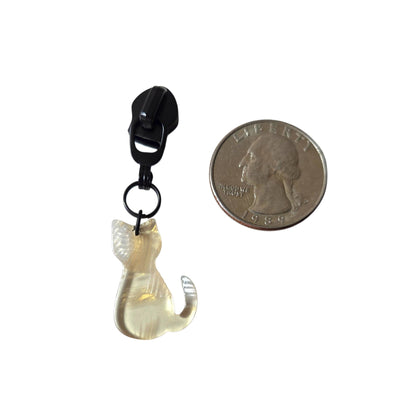 Crystal Cats Zipper Pulls
