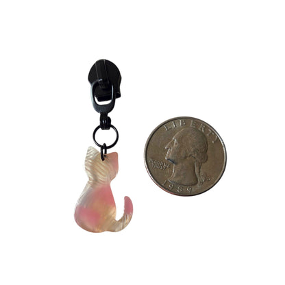 Crystal Cats Zipper Pulls