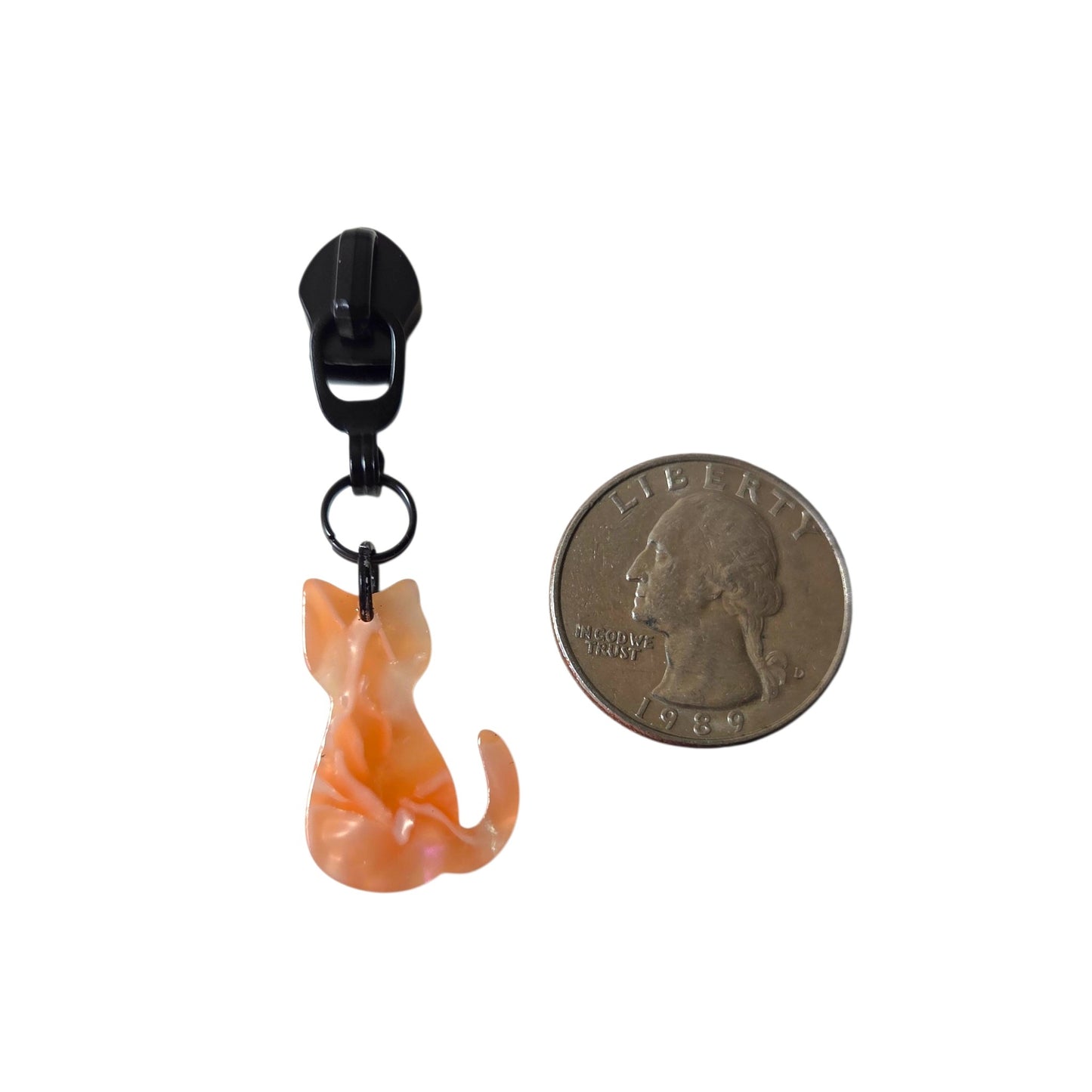 Crystal Cats Zipper Pulls
