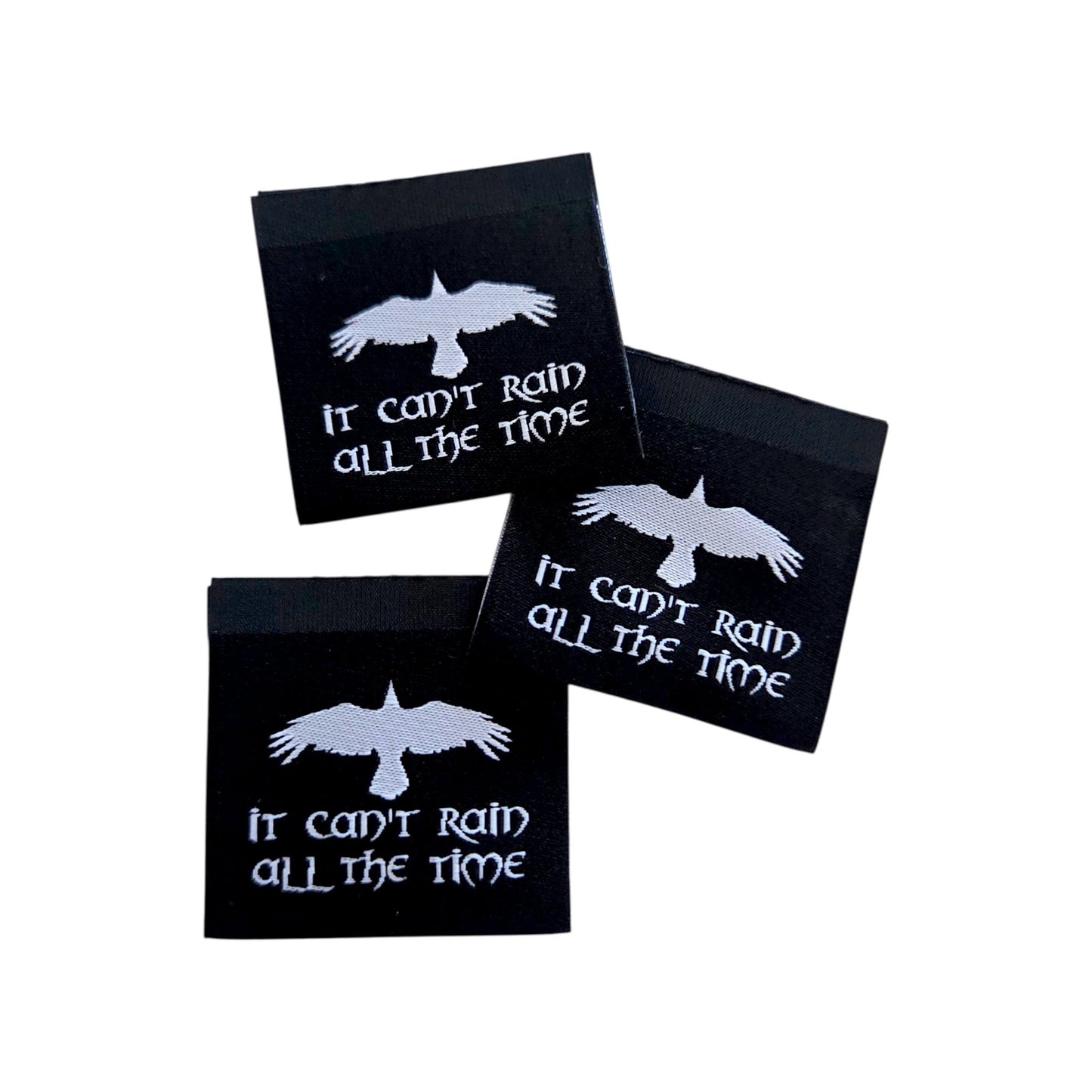 Can't Rain All the Time Sew In Labels