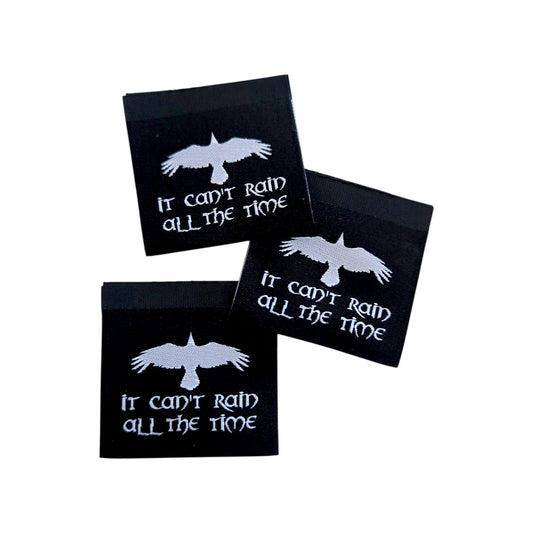 Can't Rain All the Time Sew In Labels