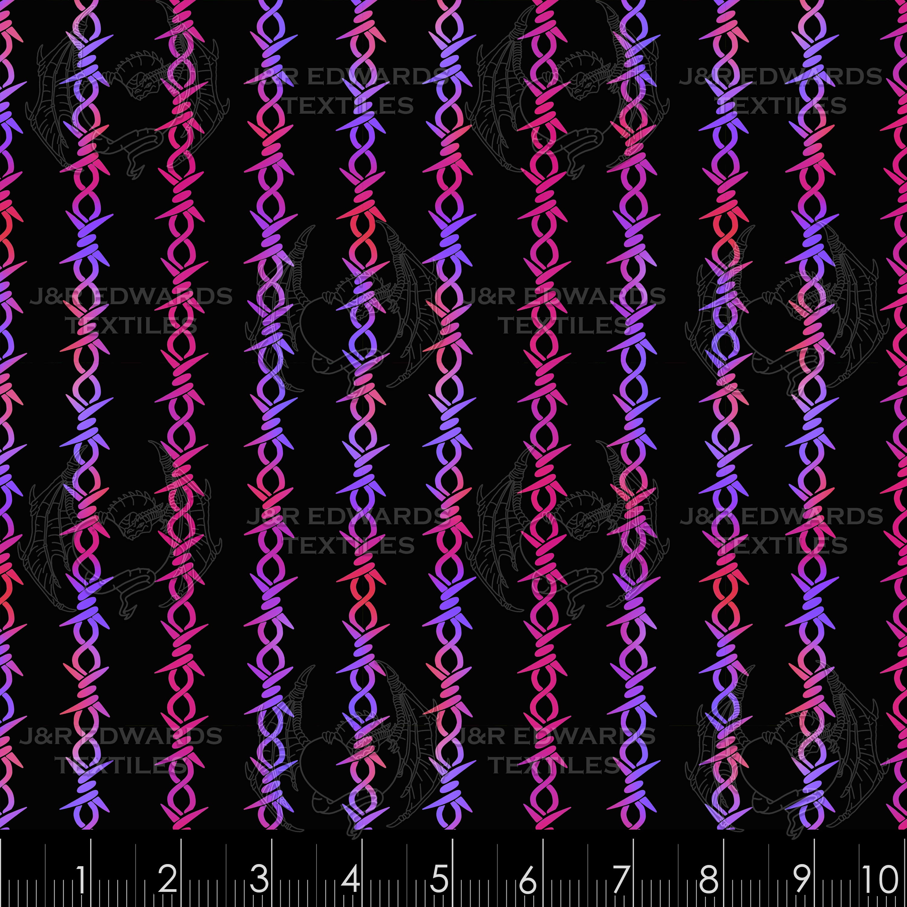Barbed Wire Pink Purple – J&R Edwards Textiles