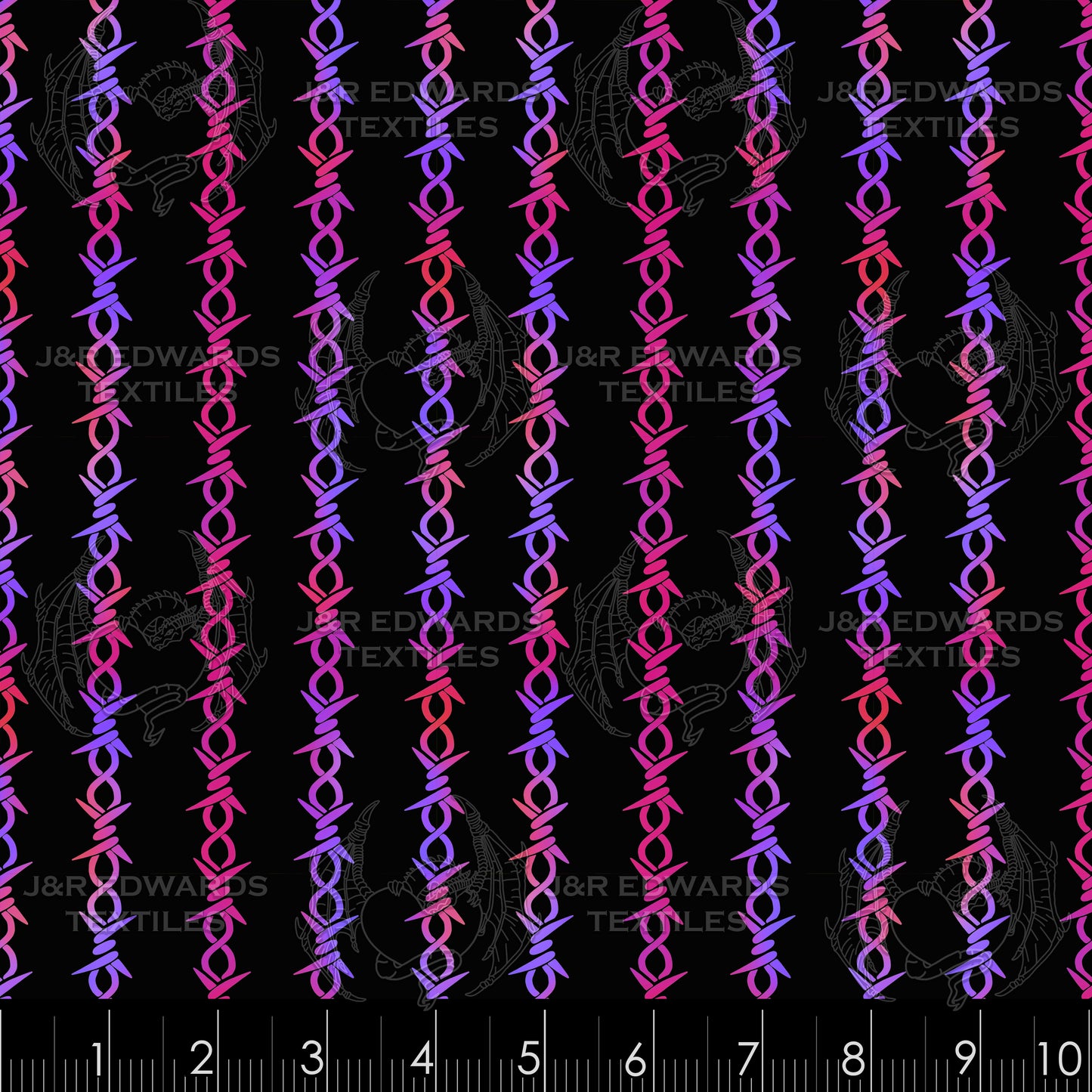 Barbed Wire Pink Purple