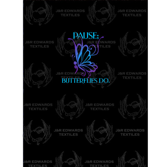 Clothing Panel Pause Butterflies Do