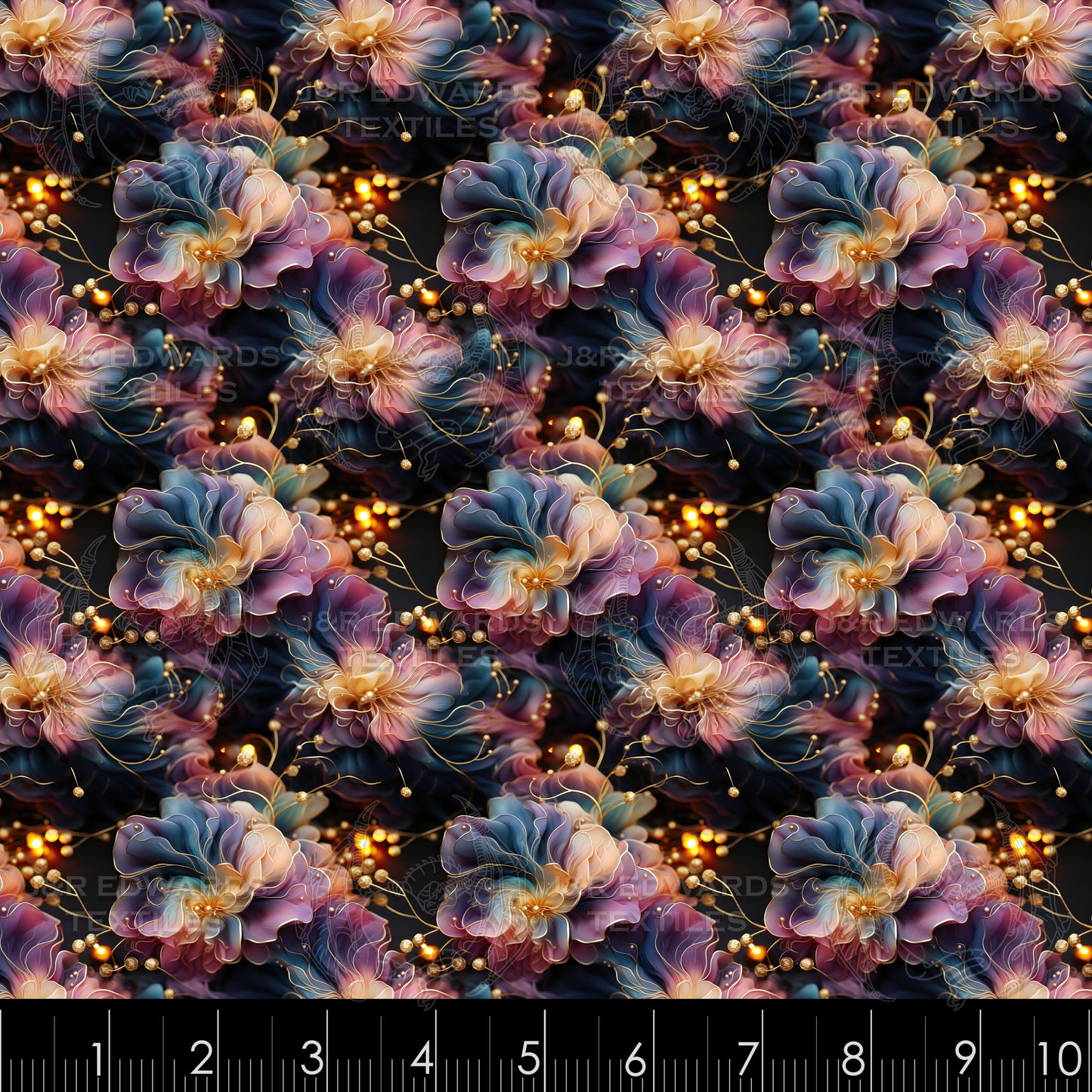 Cosmic Floral Bloom