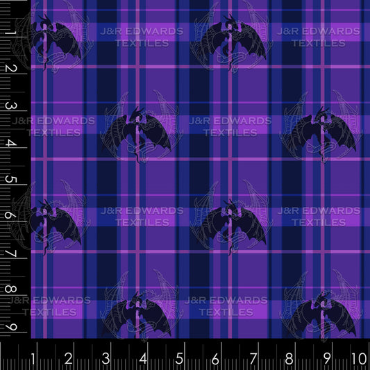 Dragon Tartan Purple