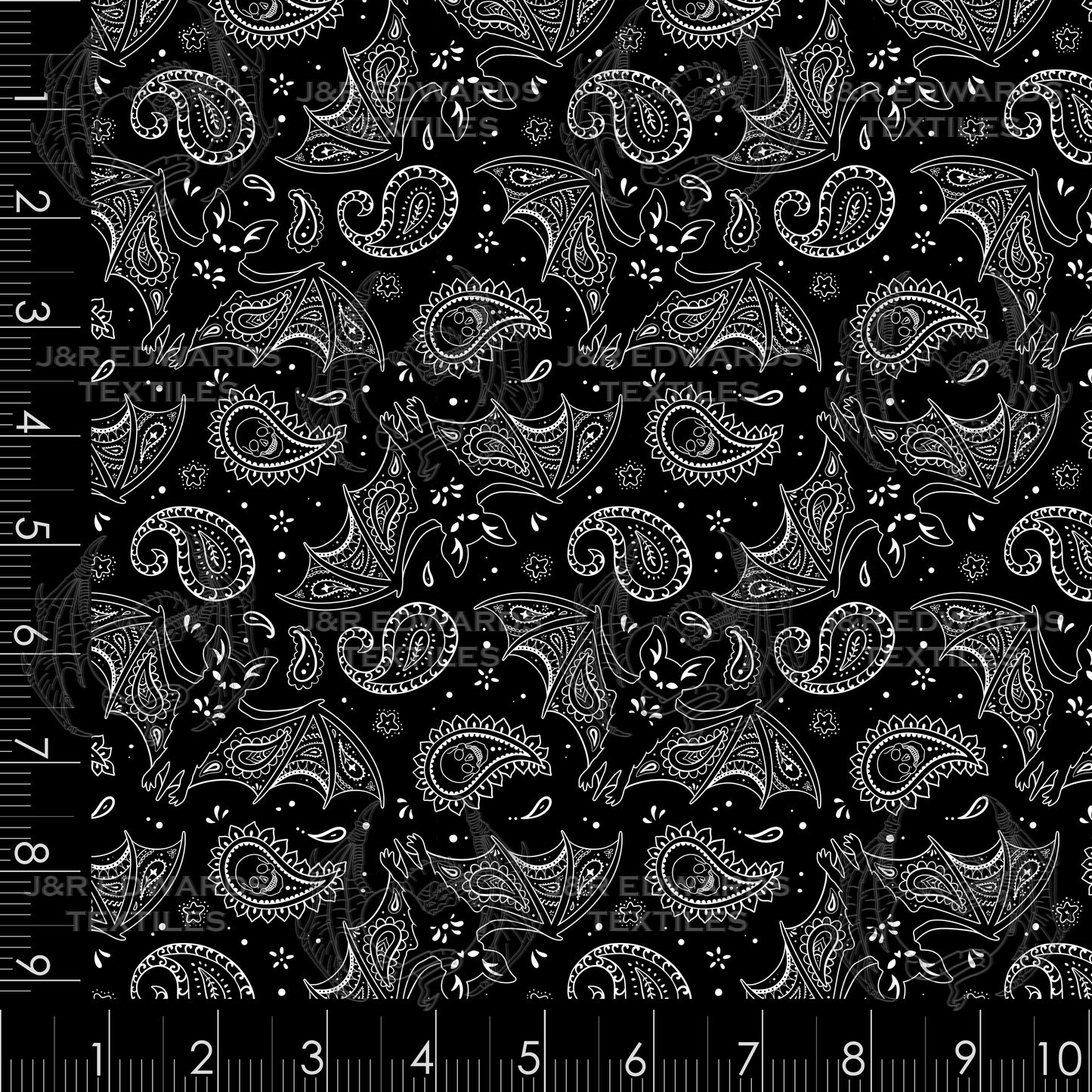 Nocturnal Paisley Black