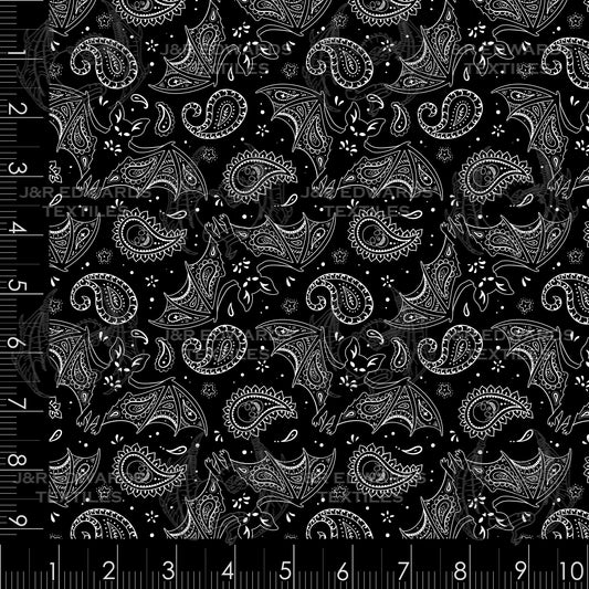 Nocturnal Paisley Black