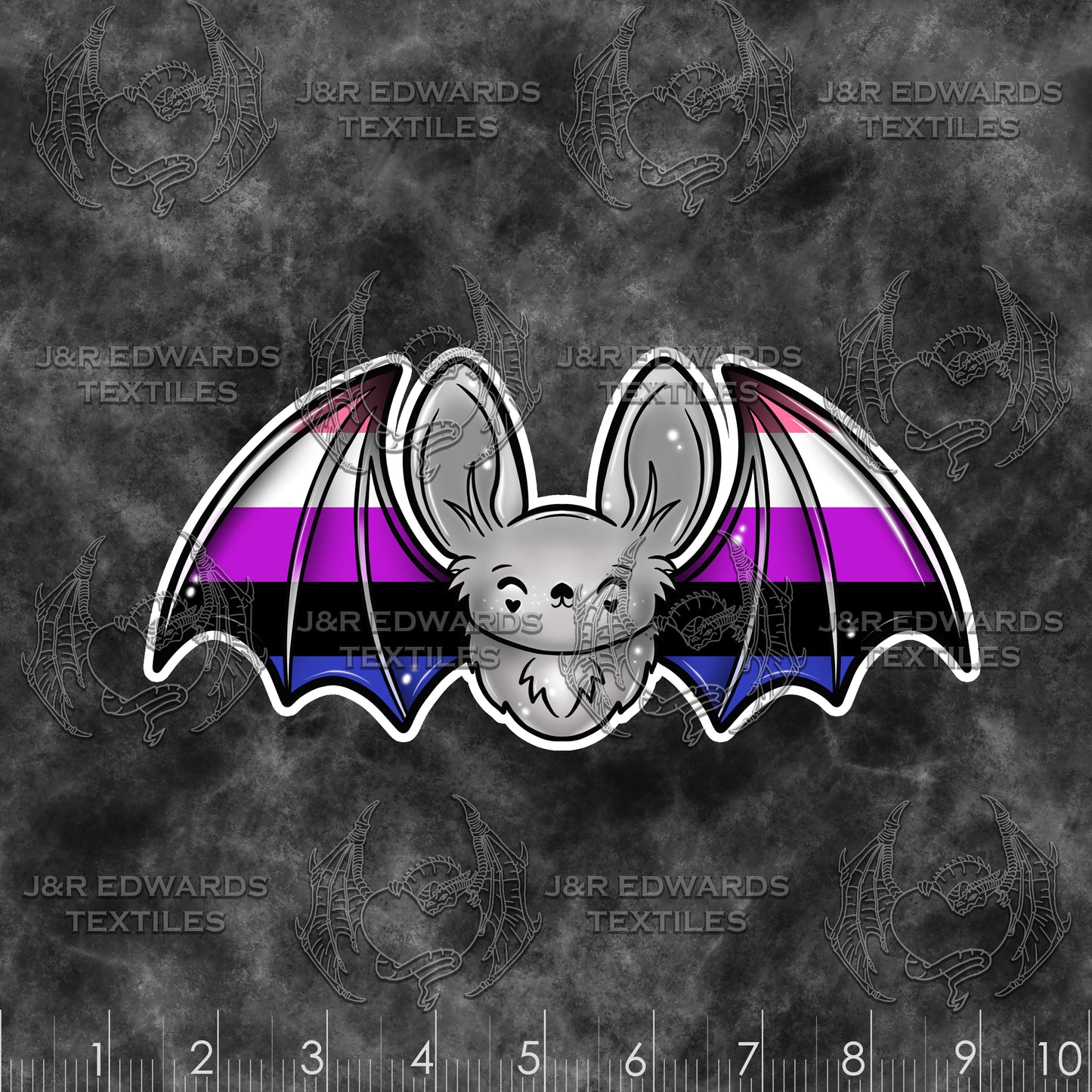 Panel Pride Bat Genderfluid