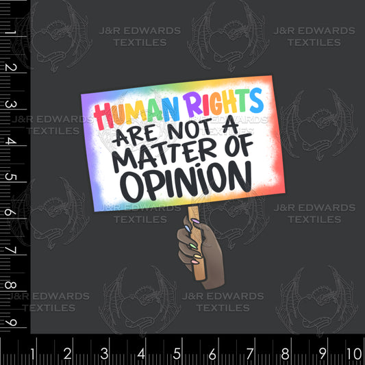 Panel Protest Human Rights