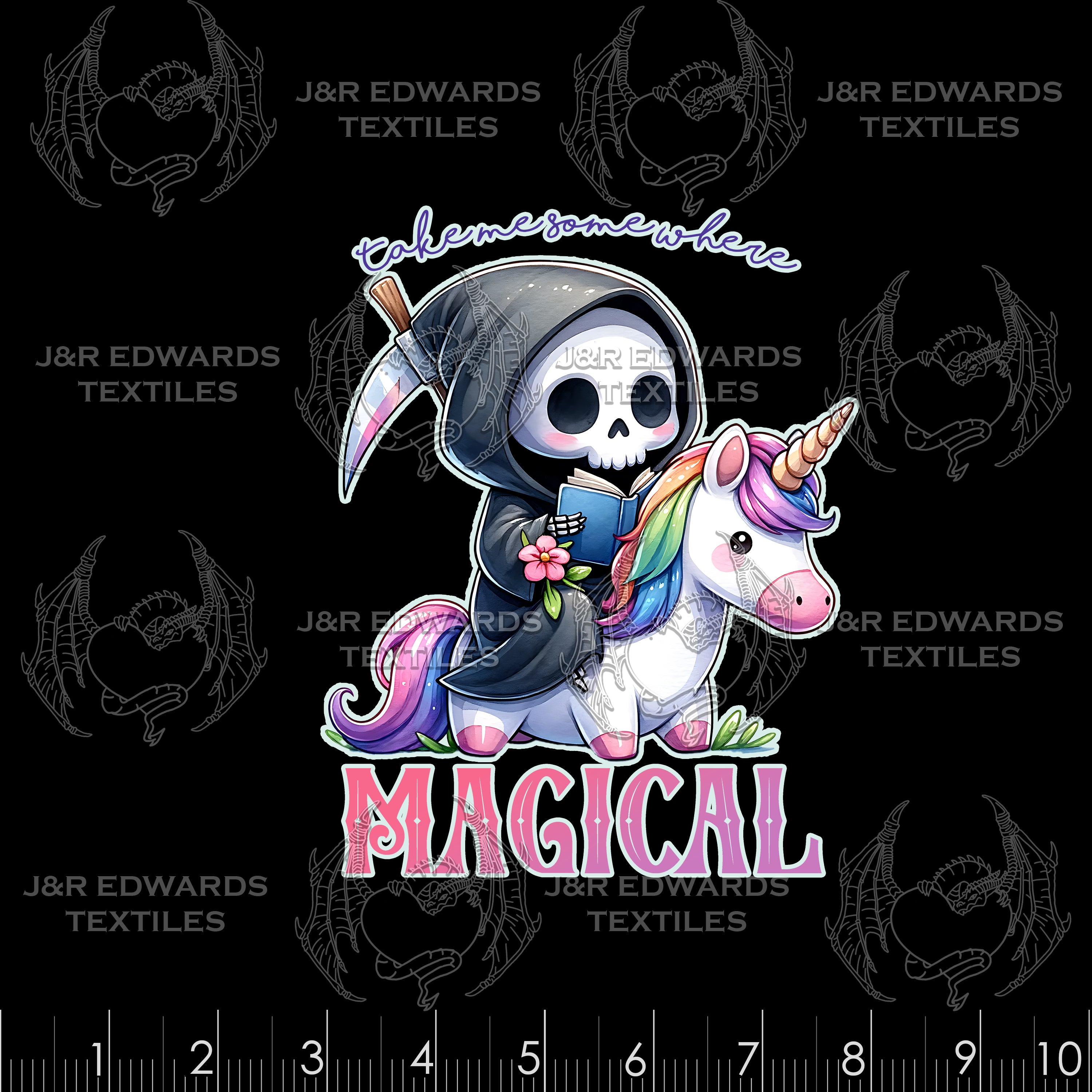 Panel Reaper Magical – J&R Edwards Textiles