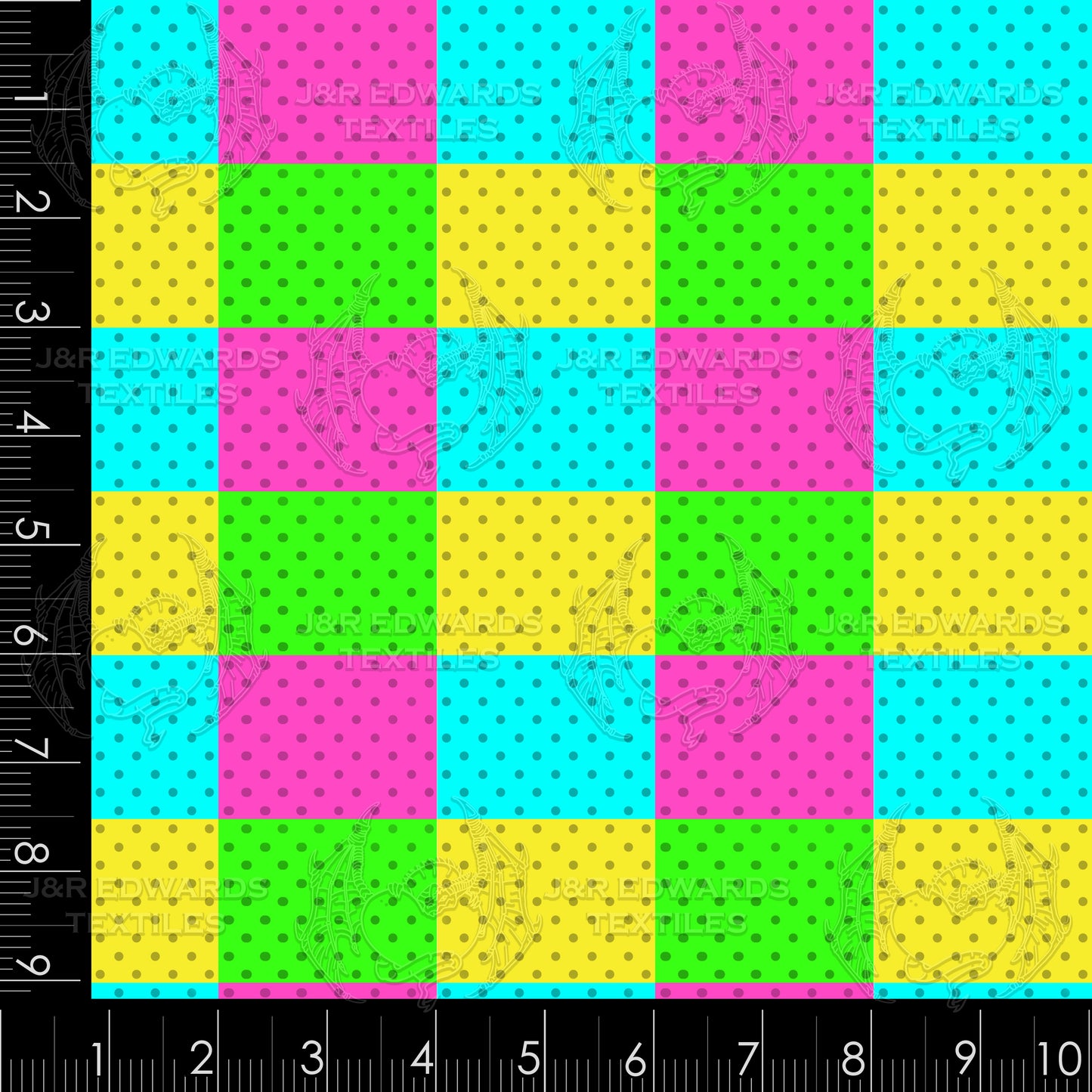 Pop Art Dotted Blocks