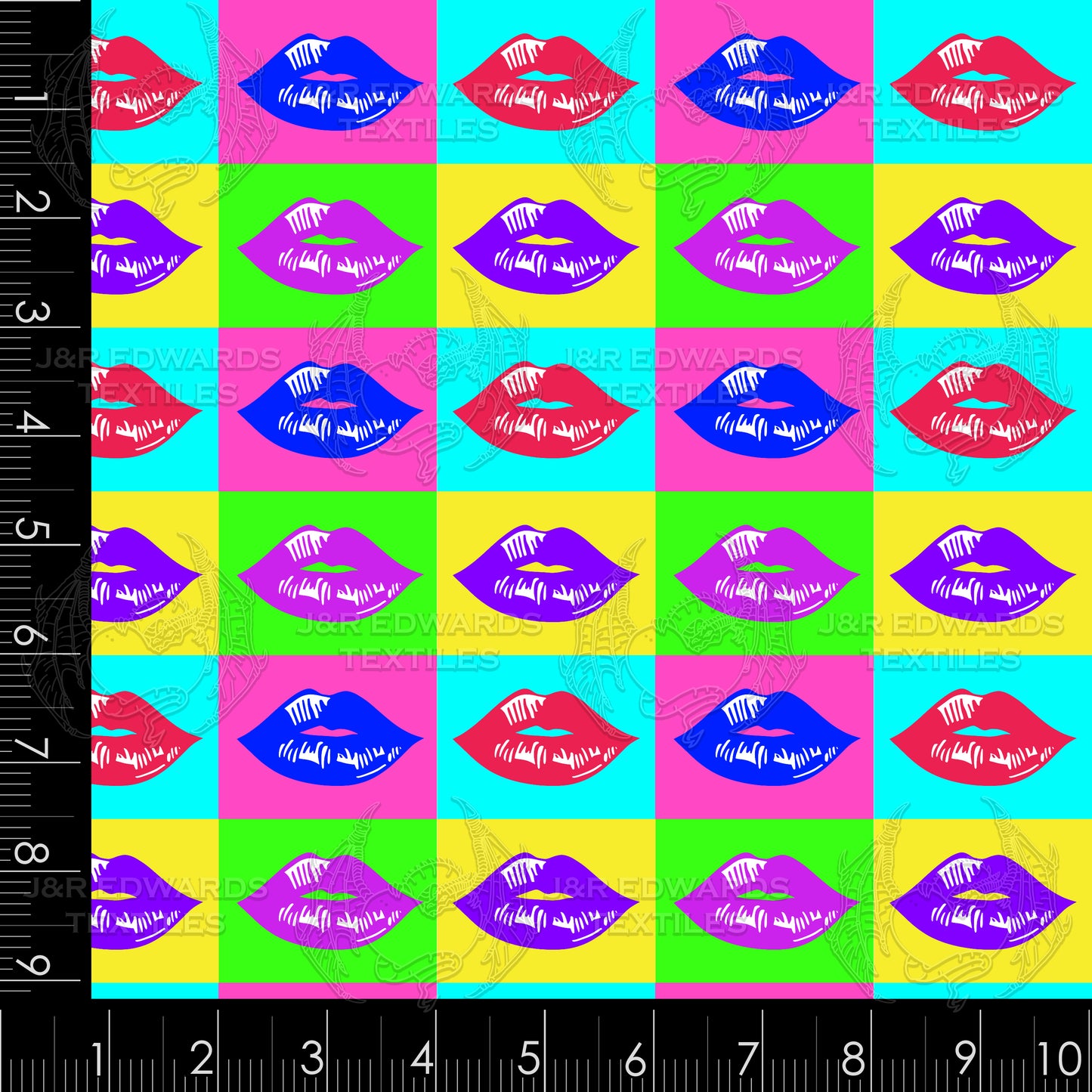 Pop Art Lip Blocks