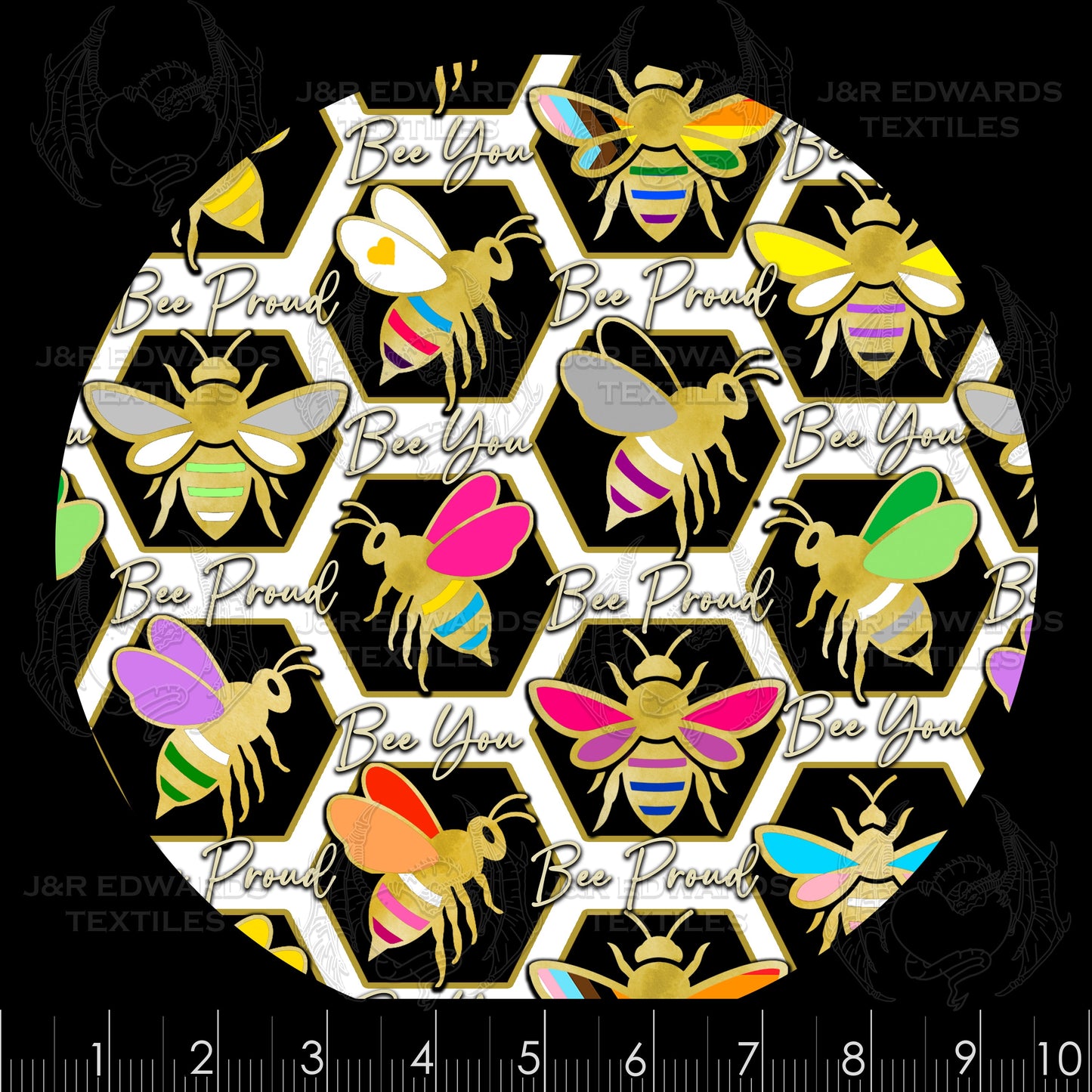 Pride Bees Clear