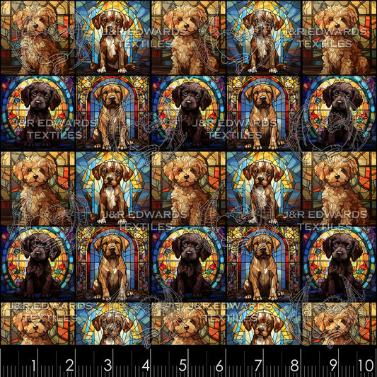 Stained Glass Pups