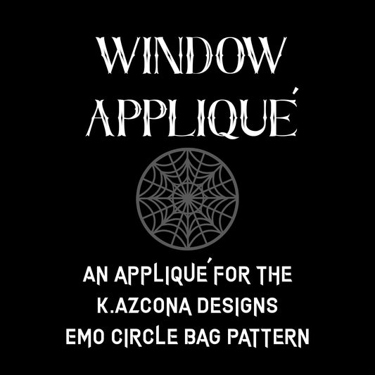 Window Applique for the Emo Circle Bag