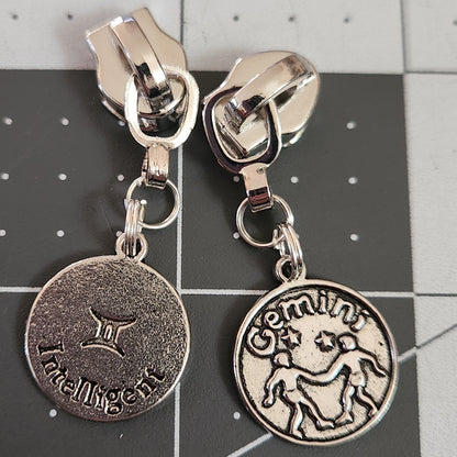 Zodiac Series Zipper Pull