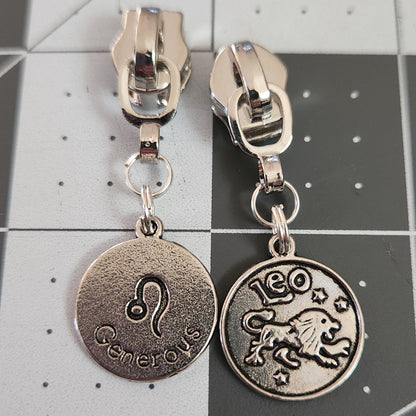 Zodiac Series Zipper Pull